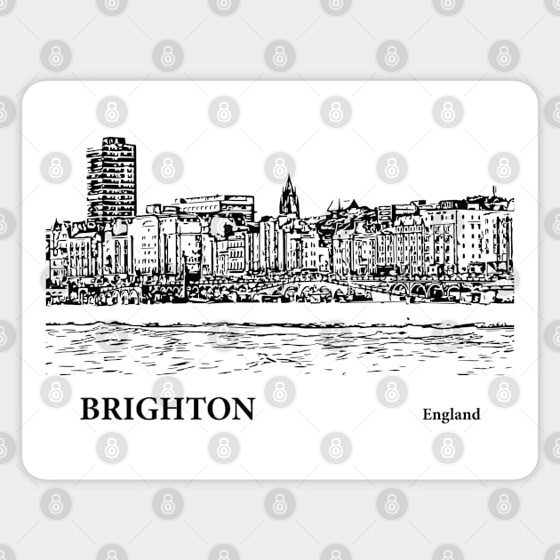 Brighton England Sticker by Lakeric